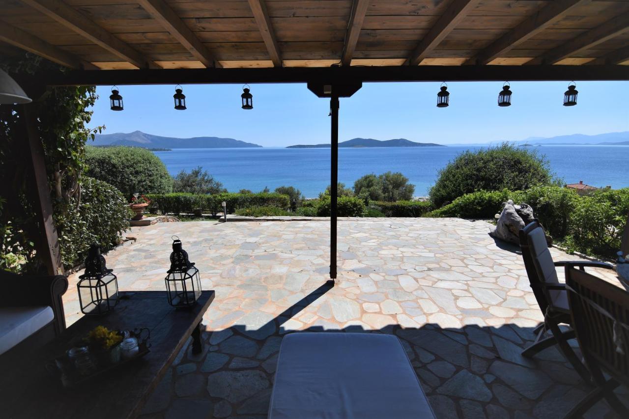 Blue Bay View - Beach House Vathirrevma 外观 照片