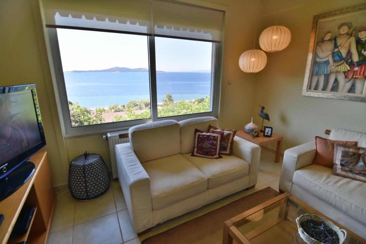 Blue Bay View - Beach House Vathirrevma 外观 照片