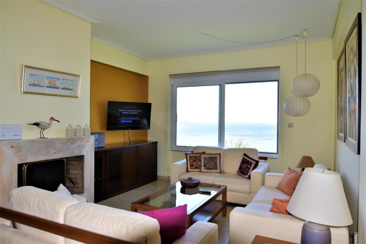 Blue Bay View - Beach House Vathirrevma 外观 照片
